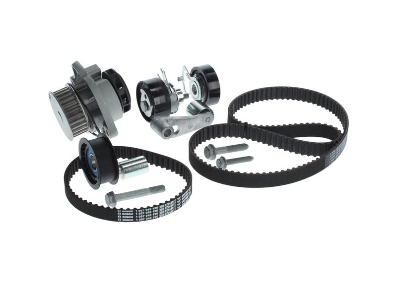 Veepump + hammasrihmakomplekt, BOSCH 1 987 945 342