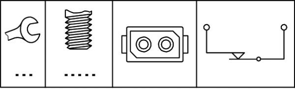 HELLA 6DF 006 095-001 Stop Light Switch