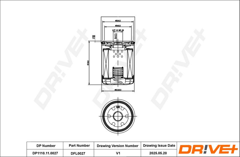 Filtru ulei DP1110.11.0027 Dr!ve+