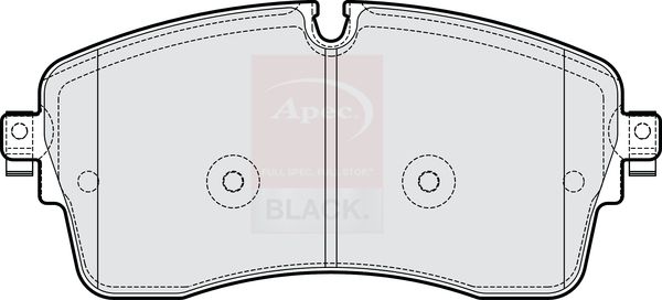 APEC Brake Pad Set, disc brake PAD2286B
