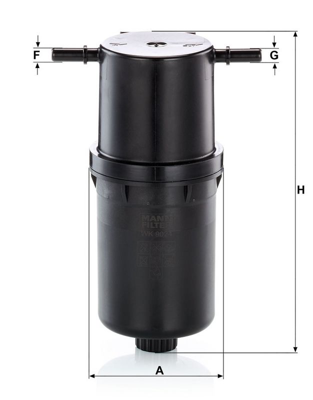 Kütusefilter, MANN-FILTER WK 9024