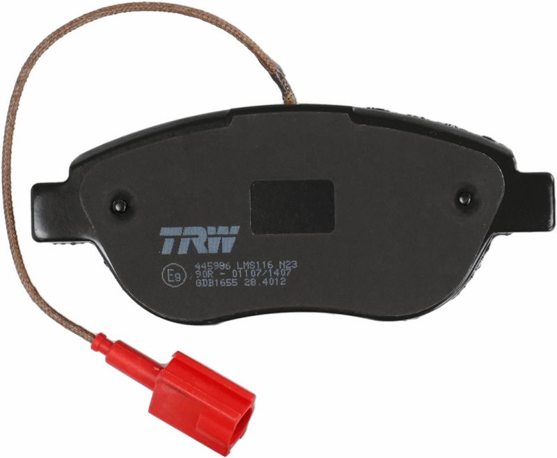 TRW GDB1655 Brake Pad Set, disc brake