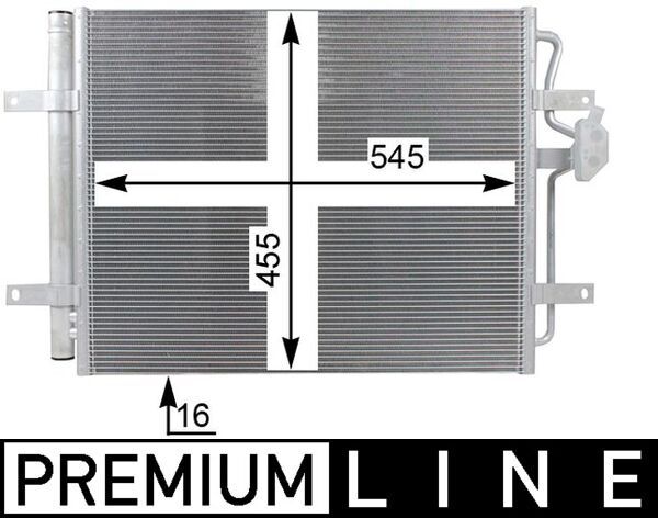 Product Image - Condensor, airconditioning - AC24000P - MAHLE