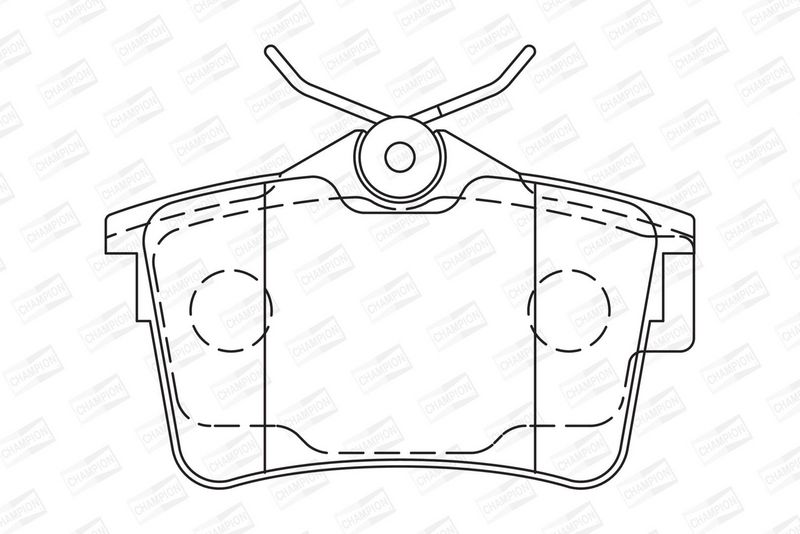 CHAMPION Plaquettes de frein à disque 573289CH