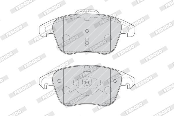 FERODO FDB1972 Brake Pad Set, disc brake