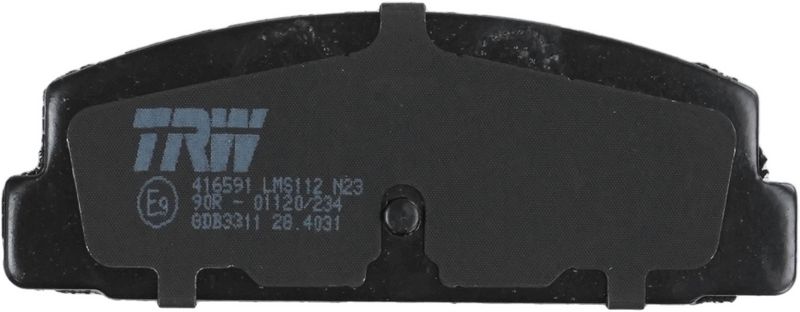TRW GDB3352 Brake Pad Set, disc brake