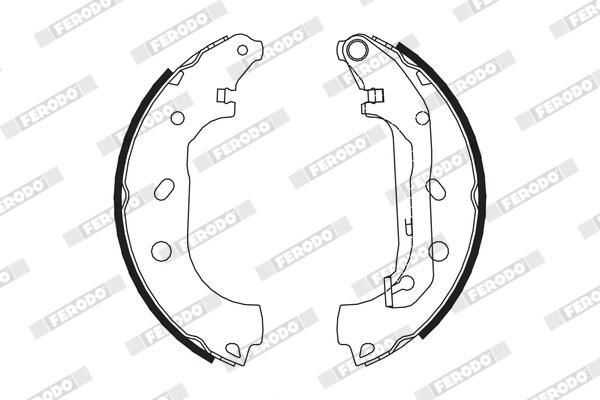 FERODO FSB648 Brake Shoe Set