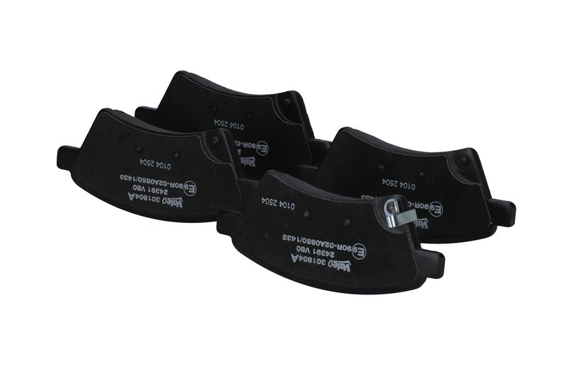 Piduriklotsi komplekt, ketaspidur, VALEO 301804A