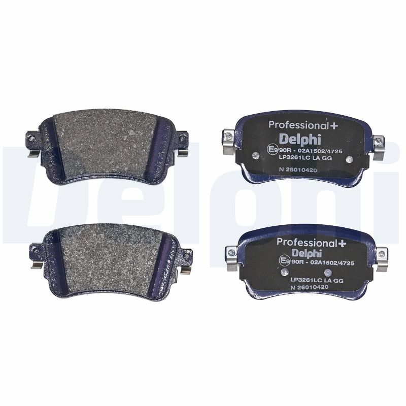 Piduriklotsi komplekt, ketaspidur, DELPHI LP3261LC