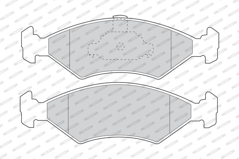 Plaquettes+de+frein+à+disque FERODO FDB1081
