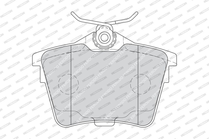 FERODO Plaquettes de frein à disque FDB1727
