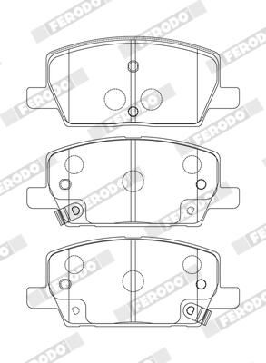 FERODO FDB4914 Brake Pad Set, disc brake