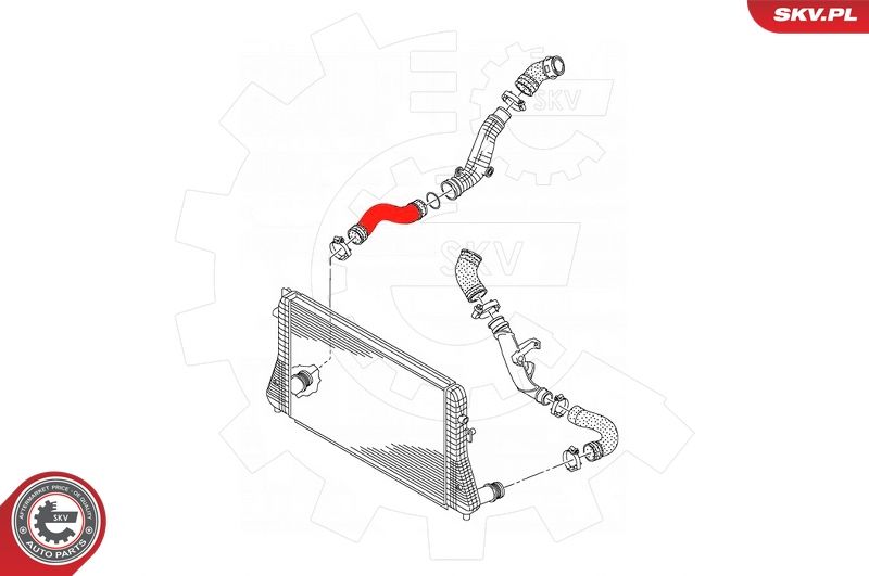 Шланг подачі наддувального повітря, Skv Germany 43SKV399