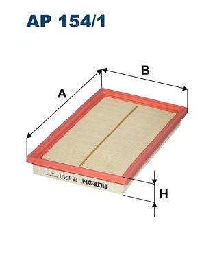 Повітряний фільтр, Filtron AP154/1
