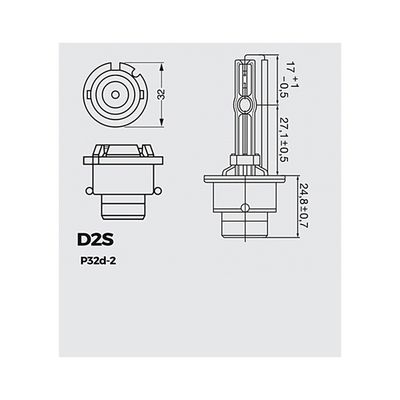 Simply D2S Lemputė D2S Xenon 12V 35W