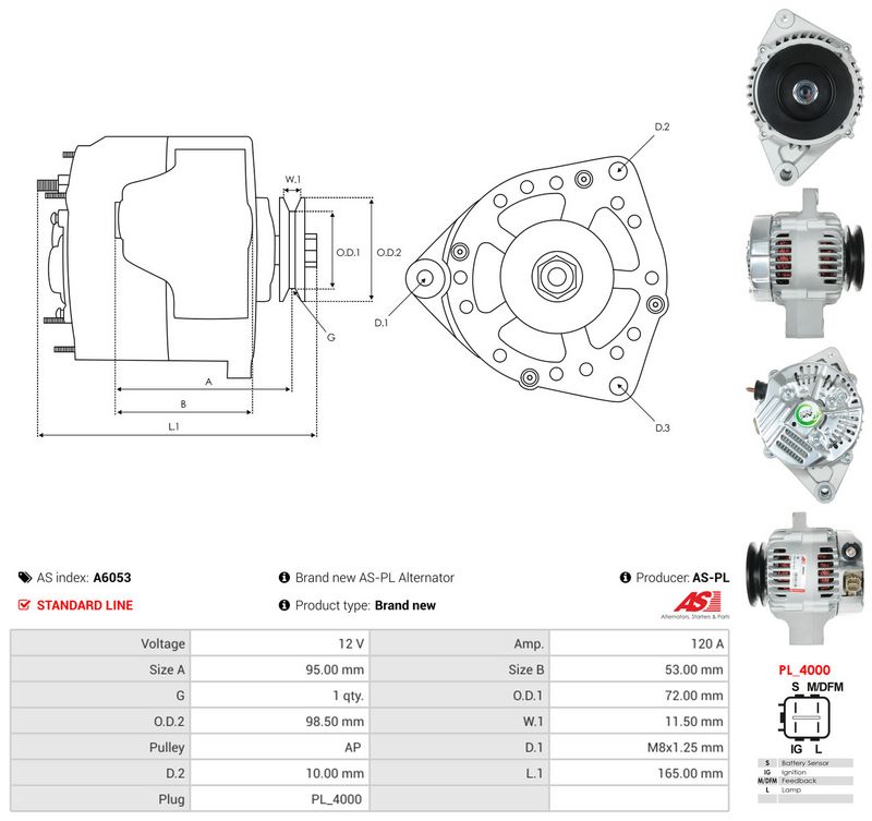Generaator, AS-PL A6053