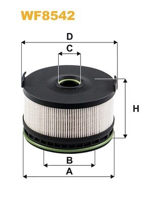 Фільтр палива, Wix Filters WF8542