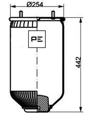 Mech, pneumatické odpružení 084.100-71A