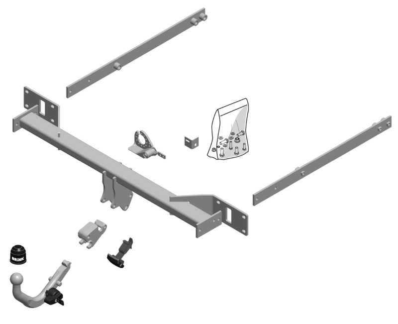 BRINK 530900 Priekabos kablys