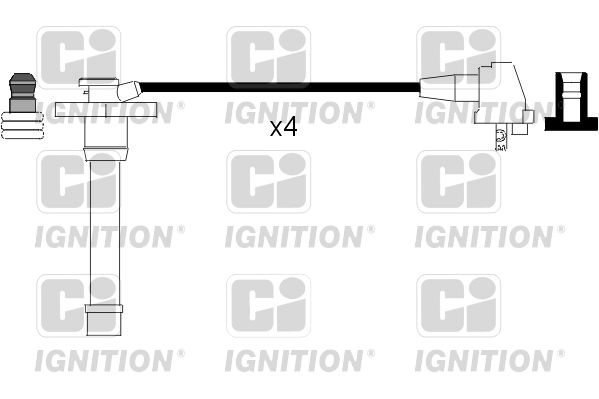 QUINTON HAZELL gyújtókábelkészlet XC622