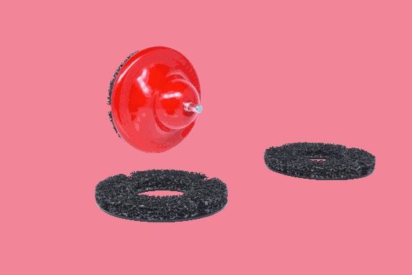 KS TOOLS 100.5070 Sanding disc set, wheel hub grinder