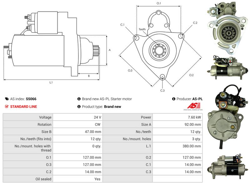 AS-PL S5066 Starter