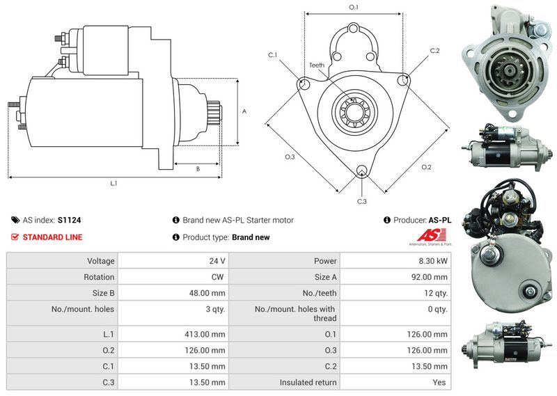 AS-PL S1124 Starter