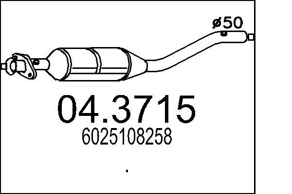 MTS katalizátor 04.3715