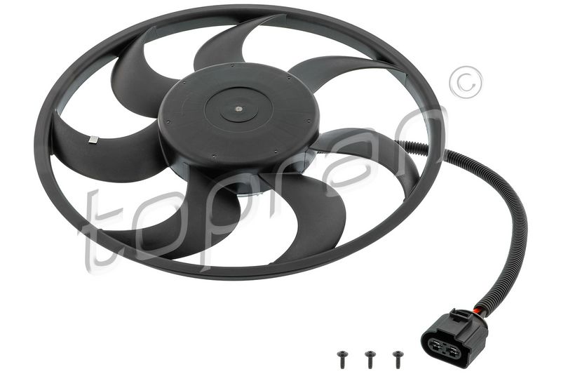 Ventilator, motorkøling