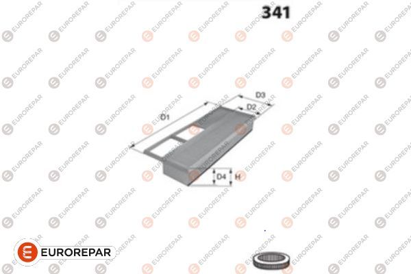 Корпус повітряного фільтра FIAT Doblo 09-15; OPEL Combo D 11-18 51857200