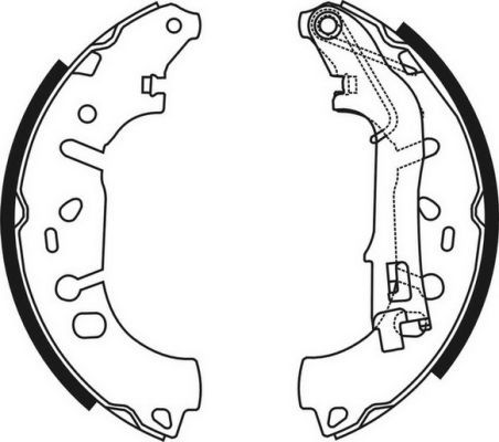 ABE C0F031ABE Brake Shoe Set