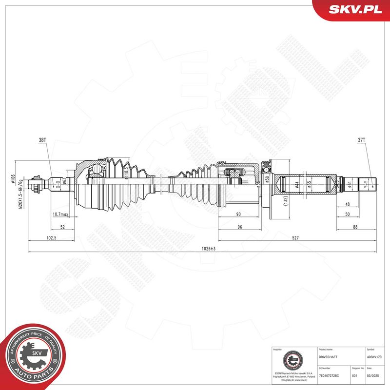 Veovõll, ESEN SKV 40SKV173