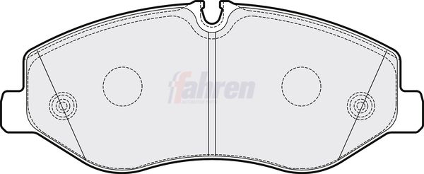 Fahren Brake Pad Set, disc brake FBP3764