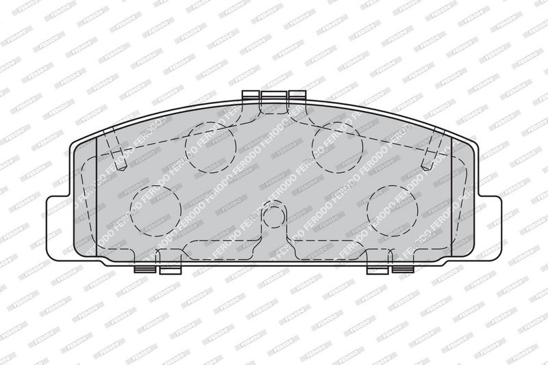 FERODO Plaquettes de frein à disque FDB1721
