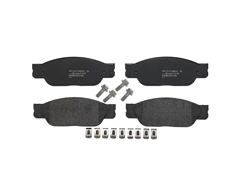 BREMBO P36012 - Stabdžių kaladėlių komplektas