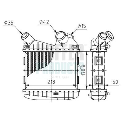 HOFFER 995187 - Charge Air Cooler