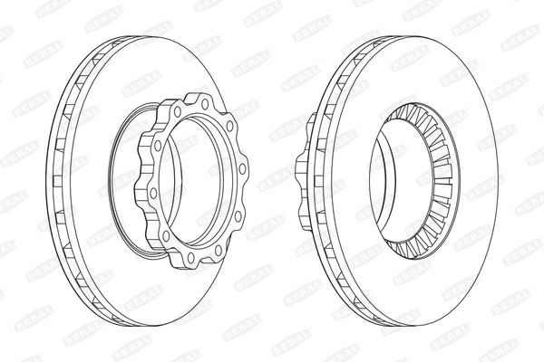 Brzdový kotouč BCR192A