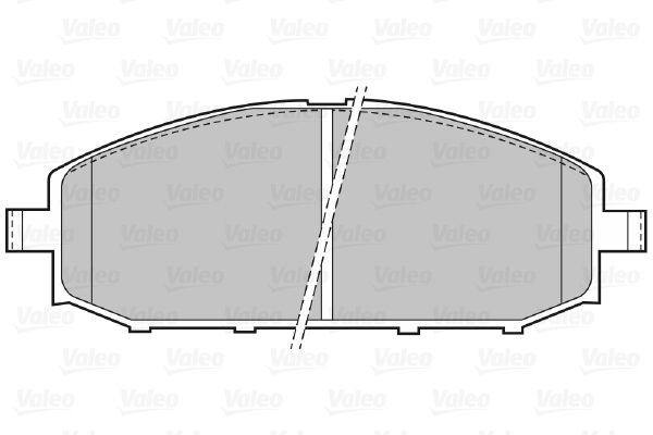 VALEO 598524 Brake Pad Set, disc brake