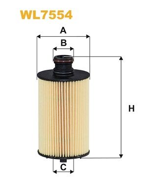 Оливний фільтр WIX FILTERS WL7554