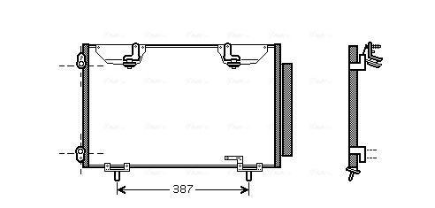 AVA QUALITY COOLING kondenzátor, klíma TO5327D