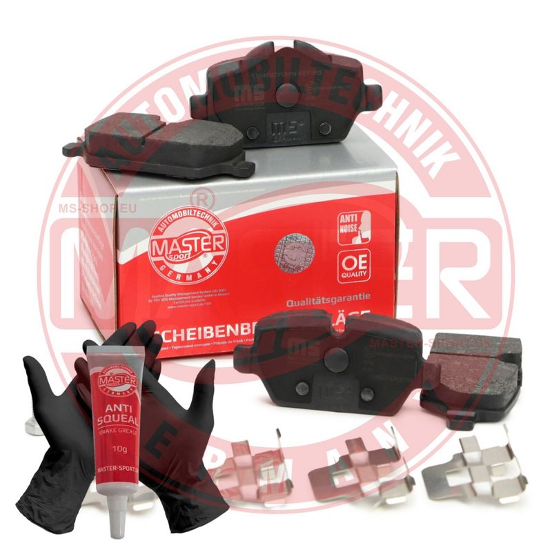 set placute frana,frana disc MASTER SPORT 13046027132N-SET-MS