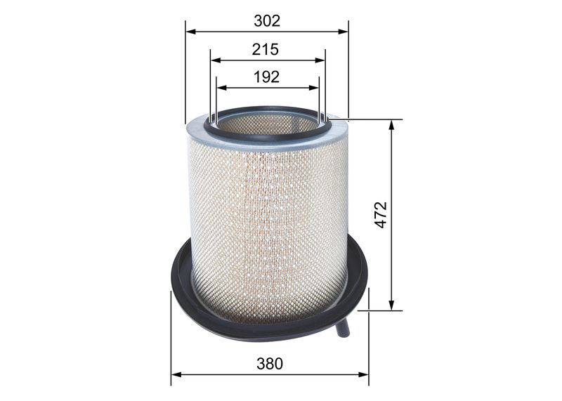 BOSCH F 026 400 603 Air Filter