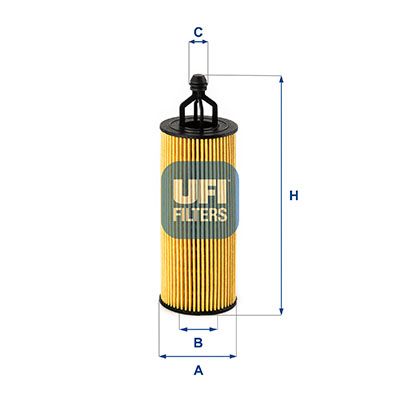 UFI olajszűrő 25.251.00