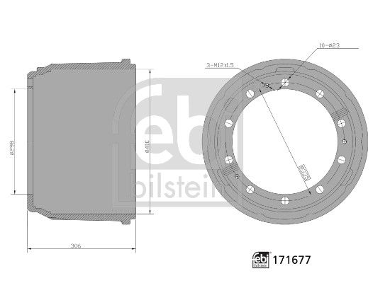 Brzdový buben 171677