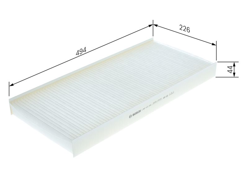 BOSCH Filter, cabin air 1 987 431 181