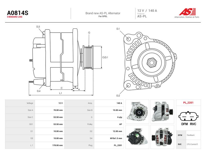 This part match OEM code: 95523470