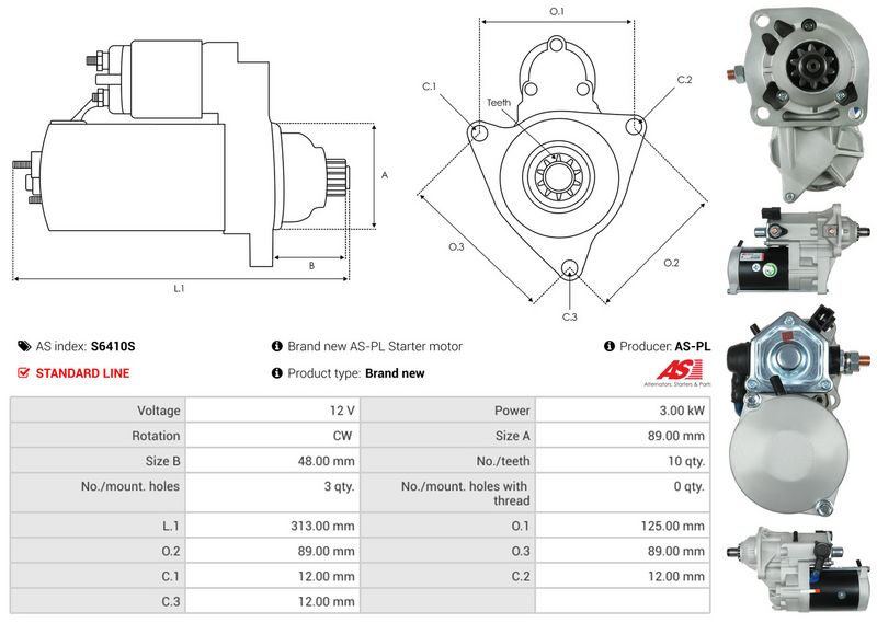 AS-PL S6410S Starter