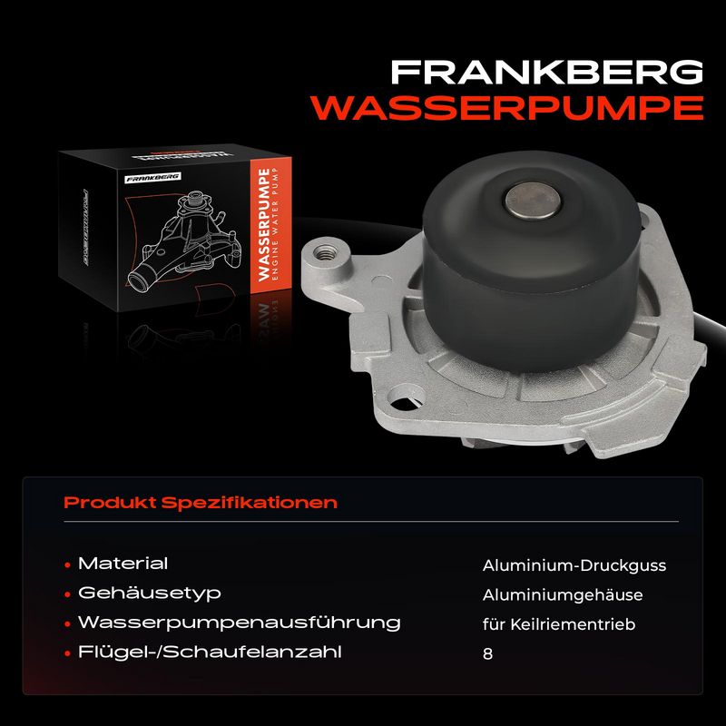 Frankberg 5481FB0024037 Water Pump, engine cooling
