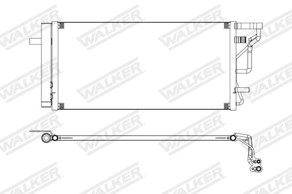 CONDENSATOR CLIMATIZARE WALKER WCD00438 7