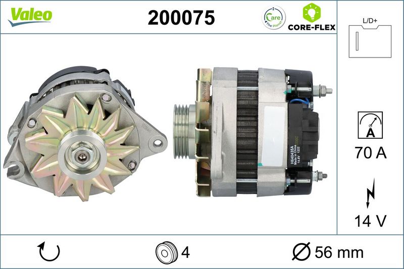 VALEO Dynamo / Alternator 200075